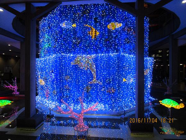オーシャンワールド~幻想的な光の海を演出